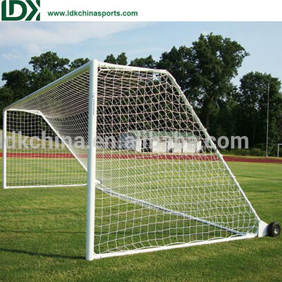 Aluminum Soccer Football Goals Detachable Portable Soccer Net With Nylon Netting