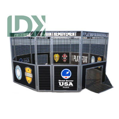 Customized Logo  Soccer Field Mini Portable Football Cage With Soft Net