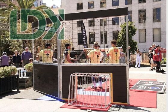 Customized Logo  Soccer Field Mini Portable Football Cage With Soft Net