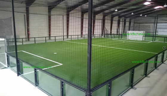 Modular Outdoor Indoor Soccer Field Explosion Proof Custom Size Football Training Cage