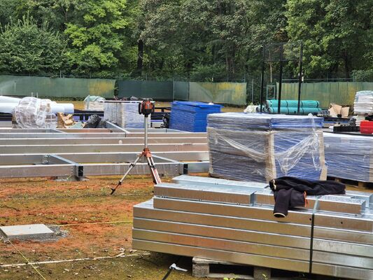 Modular Squash Court Squash Training System Impact Resistant Single Double Glass