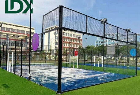 Durable Padel Field Set Paddles Balls Customized Modular Padel Tennis Padel