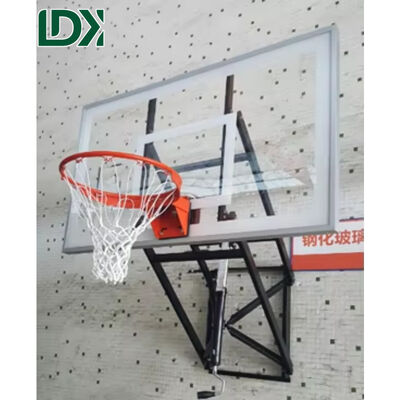 Wall Type Adjustable Basketball Backboard Fixed Hanging Adult Basketball Hoop