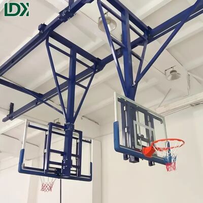 International Standard Thickness Padding Ceiling Suspended Retractable Basketball System For Professional Gymnasium Design