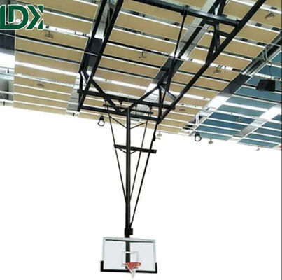 72"x42" Backboard Size Customized Professional Ceiling Mounted Basketball Hoop System