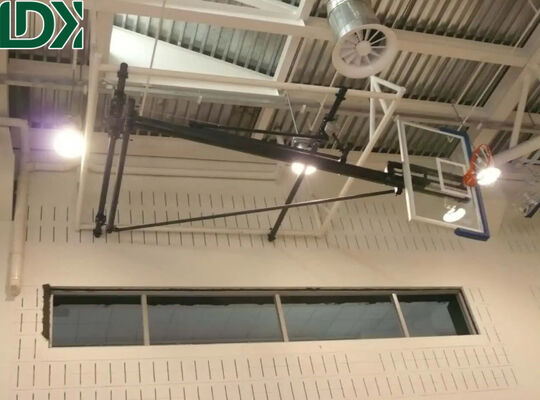 72"x42" Backboard Size Customized Professional Ceiling Mounted Basketball Hoop System