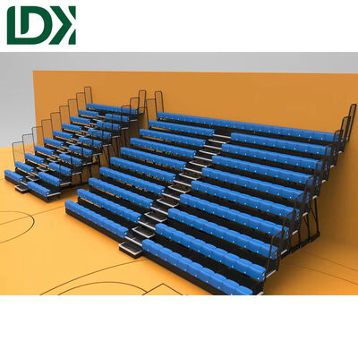Customized Seats LDK20044 Modular Retractable Grandstand System Steel Stadium Seating for Soccer Fields Arenas