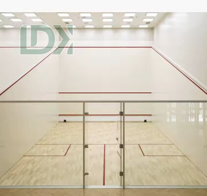Durable Squash Venue With Tempered Glass Front Wall And Lights
