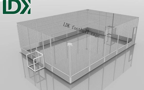 Europe Popular Design Direct Artificial Grass Soccer Cage Fence With Customized Size