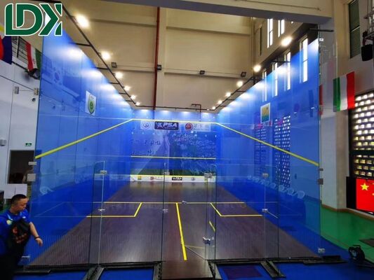 Customized Squash Court Flooring Indoor Court With Personalized Logo Design
