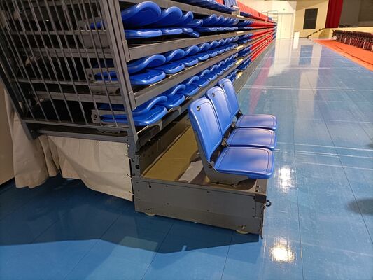 Customized Colors Retractable Seating Football Stadium Chair Padel Court Foldable Vip Stadium Bleacher For Indoor Or Outdoor