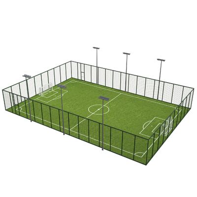 Outdoor Sport Artificial Grass Training Football Stadium Equipment Fence Football Goals Soccer Court Cage LDK20017C