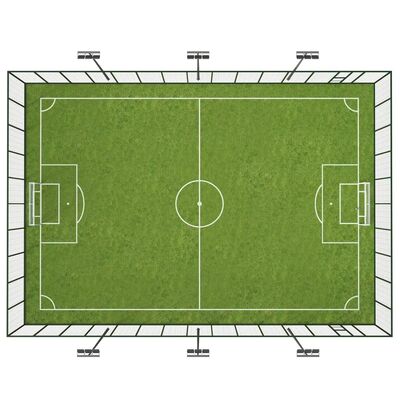 Indoor Outdoor Closed Football Field Fence Customizable High Grade Steel Material