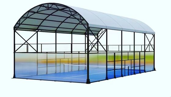 Canopy Covered Panoramic Padel Court Professional Padel Tennis Sports Field