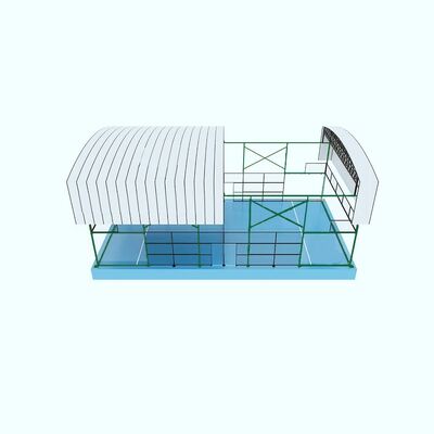 Canopy Covered Panoramic Padel Court Professional Padel Tennis Sports Field