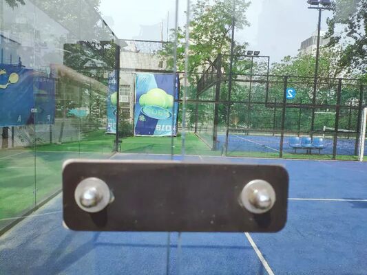 Tempered Glass Panoramic Outdoor Padel Court Professional Platform Tennis Field Equipment With Steel Mesh