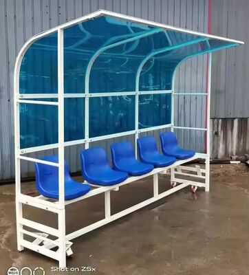High Grade Steel Material Soccer Team Shelter And Substitute Bench For Portable Outdoor Football Training Equipment