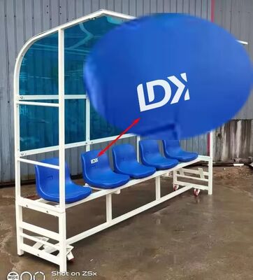 High Grade Steel Material Soccer Team Shelter And Substitute Bench For Portable Outdoor Football Training Equipment
