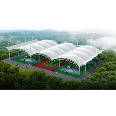 Customized Outdoor Padel Court Roofing 's Squash Glass Court Canopy For Professional Court