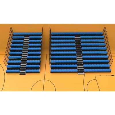 Sports Complex Retractable Bleacher Gym Bleachers Gymnasium Telescopic Seating System For Basketball Court