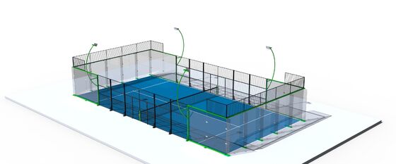 Elite Glass Walled Padel Court System Custom Professional Sports Solution