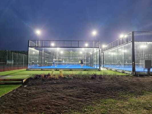 Premium Glass Padel Court System Professional Customizable Tennis Facility