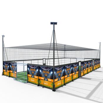 Custom LED Soccer Field Game Sports LED Advertising Display Football Cage Soccer Field for Sale