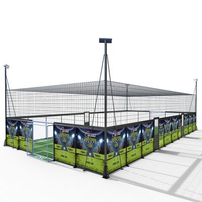 Custom LED Soccer Field Game Sports LED Advertising Display Football Cage Soccer Field for Sale