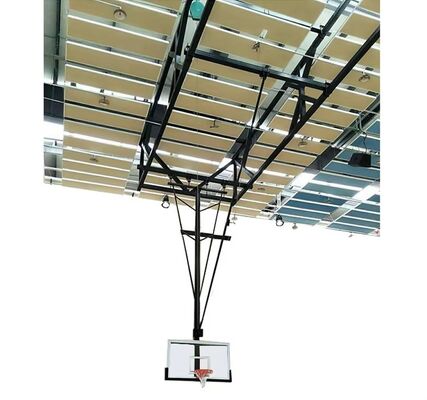 Professional Standard Indoor Ceiling Mount Suspended Basketball Backboard goal Hoop System