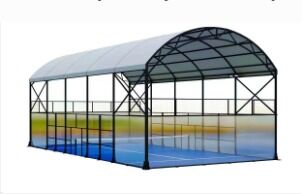  Professional Padel Tennis Court Cover Factory Panoramic Padel Court Sport Court With Roof