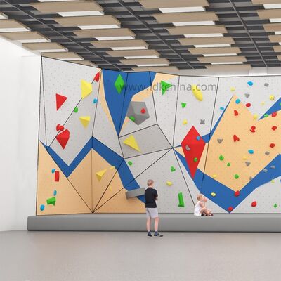 Professional Modular Climbing Wall - Weatherproof Fiberglass Panels & Custom UV Printing