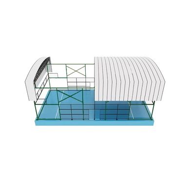 High Quality Indoor Outdoor Panoramic Padel Tennis Court Roof Supplier Customized Removable Padel Tennis Court