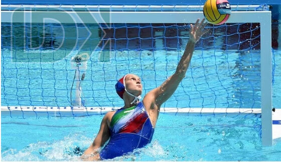 Customized Portable Folding Inflatable Water Football Goal Inflatable Water Polo Goal