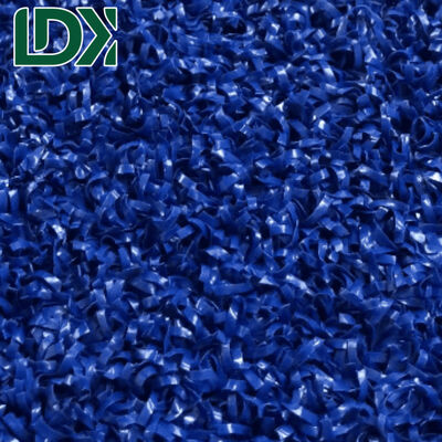 High Quality  Artificial Grass Free Of Filling Bule Curved Padel Court