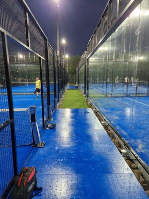 Modular Squash Court Squash Training System Impact Resistant Single Double Glass