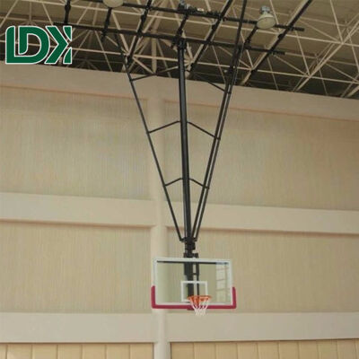 New Design Tempered Glass Basketball Board Ceiling Mounting Basketball Hoop