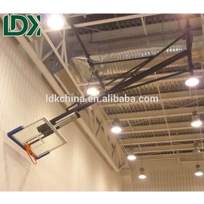 New Design Tempered Glass Basketball Board Ceiling Mounting Basketball Hoop