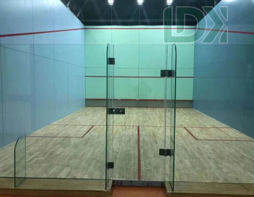 Customized Logo Indoor Hybrid Glass Squash Court Elevate Your Multicolor Squash Experience