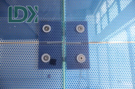 Standard Panoramic Squash Court Competition Training Venue LDK2022E with Blue GlassWall