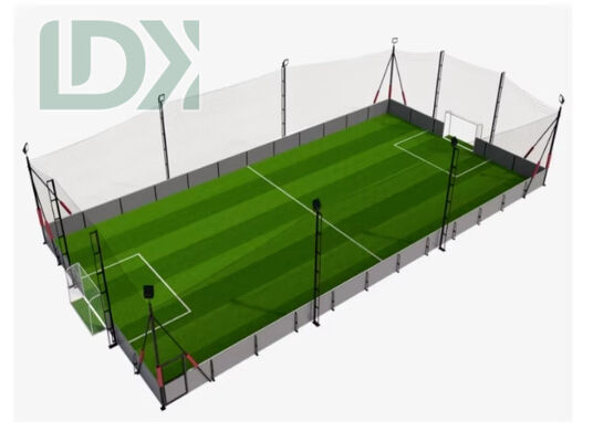 Field Gym Soccer Training Equipment Portable Modular Football Cage Soccer Goal 1.2m X 0.8m Customizable Field Size