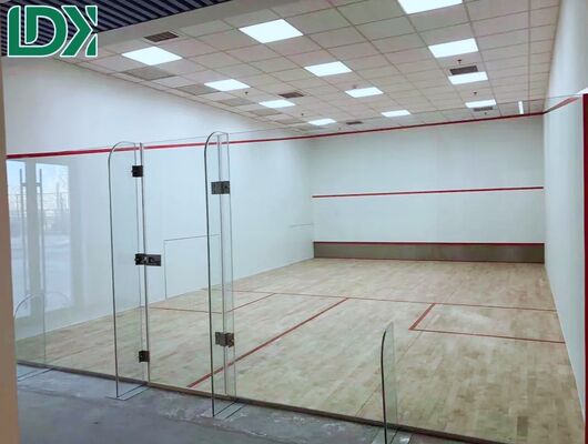 Indoor Squash Facility With High Grade Stainless Screws And International Standard Single Double Training Court