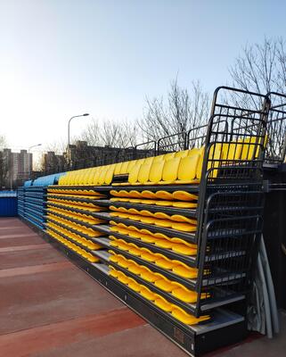 Customized Colors Retractable Seating Football Stadium Chair Padel Court Foldable Vip Stadium Bleacher For Indoor Or Outdoor