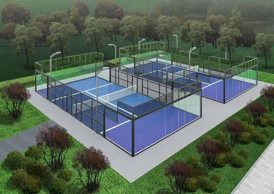 Elevate Padel Game Canopy Protected Professional Padel Tennis Court