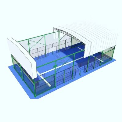 Canopy Covered Panoramic Padel Court Professional Padel Tennis Sports Field