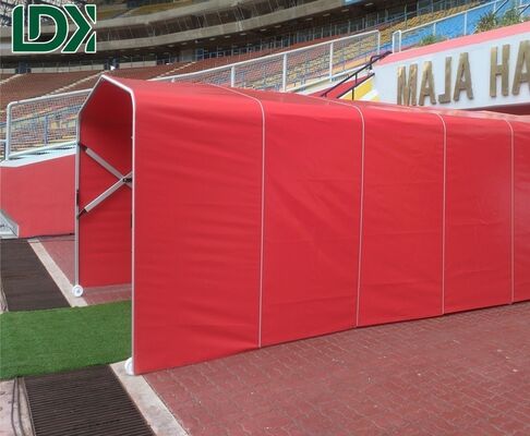 Professional Outdoor Football Player Tunnel Height Galvanized Steel AntiRust Material