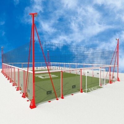 Adjustable Soccer Practice Cage 43m x 20m Football Training Gear