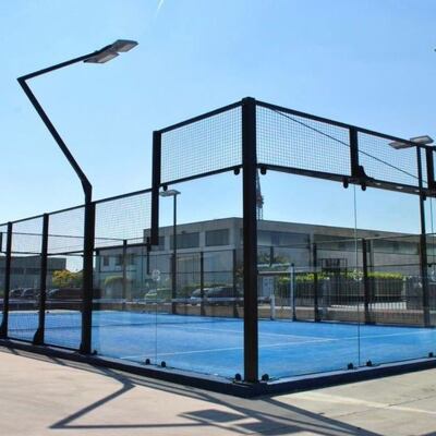Premium Panoramic Glass Padel Court Professional Grade Tennis Equipment With Full Customization