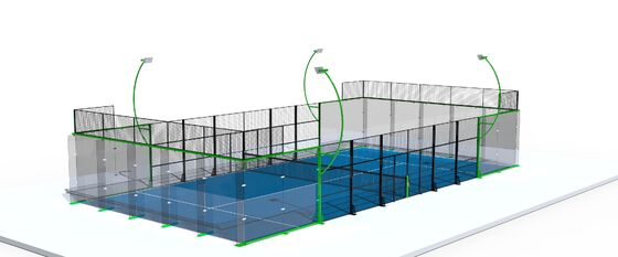 Elite Cam Duvarlı Padel Court Sistemi Özel Profesyonel Spor Çözümü