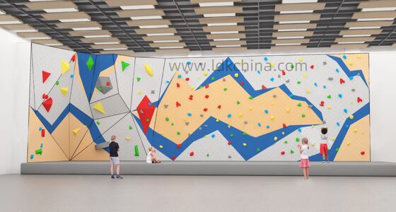 Professional Modular Climbing Wall - Panel Serat Kaca tahan cuaca & Percetakan UV Khusus