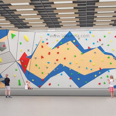 Professional Modular Climbing Wall - Weatherproof Fiberglass Panels & Custom UV Printing